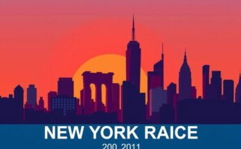 Analyse des élections municipales de New York et leur impact sur les démocrates, couleurs vives et styles graphiques modernes.