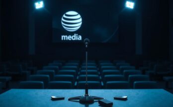 Un vétéran de la guerre en Irak exprimant son mécontentement dans une salle de presse, lumière tamisée, ambiance sérieuse.