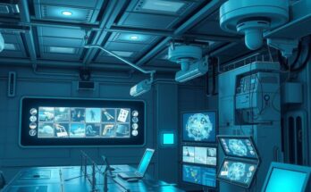Surveillance des menaces potentielles liées à l'Iran avec des équipements de sécurité modernes.