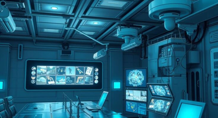 Surveillance des menaces potentielles liées à l'Iran avec des équipements de sécurité modernes.