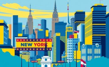 Politique new-yorkaise avec maquette de la ville et élection","image des démocrates en discussion.