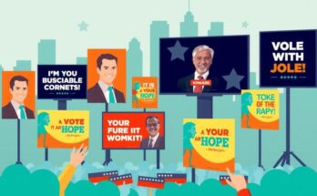 Zohran Mamdani's engaging campaign visuals showcasing progressive values and vibrant energy for the future.