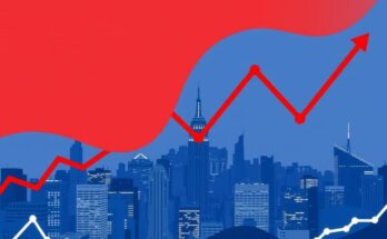 Graphic representation of sentiment trends in American politics and leadership dynamics February 2025.
