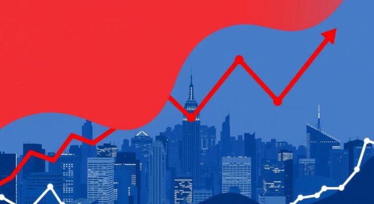Graphic representation of sentiment trends in American politics and leadership dynamics February 2025.
