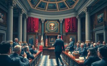 Débat politique américain avec tensions au Congrès et impulsion de Trump sur la législation fiscale.