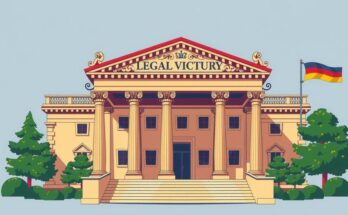 Réaction de Trump après sa victoire à la Cour suprême avec des juges conservateurs en arrière-plan.