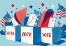 Rappresentazione simbolica del potere dell'elettorato nella politica americana