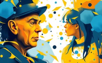 Un panorama politico astratto che riflette un dibattito su democrazia e crisi costituzionali.