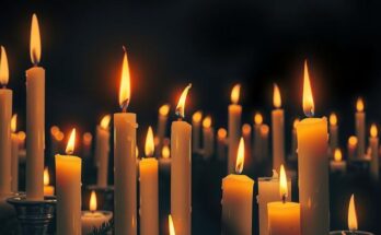 Vigil luminală pentru cei uciși în violență politică, cu lumânări aprinse și o atmosferă solemnă în Minnesota.